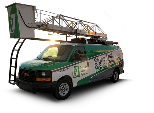 77 Signs_New Van Graphics_Sign Maintenance